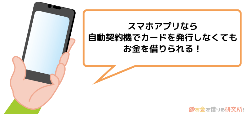 スマホアプリでも消費者金融の融資が受けられる