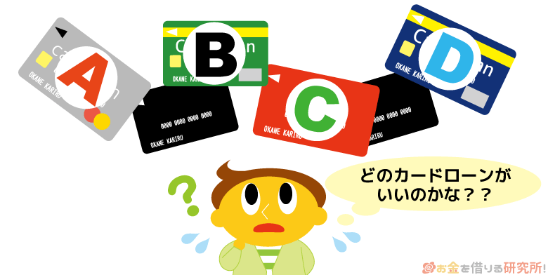 利用したいカードローンを選ぶときは目的にあわせて選ぶようにする