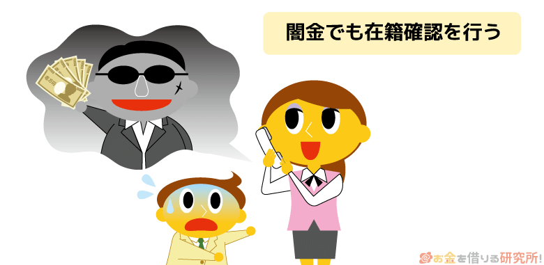 闇金でも在籍確認を行う