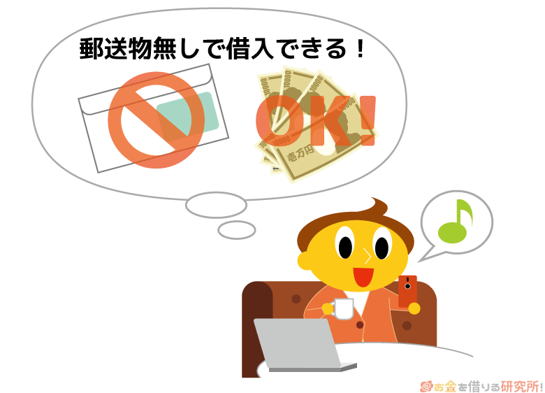 カードローンのWEB完結なら自宅の郵送物なしに借入できる