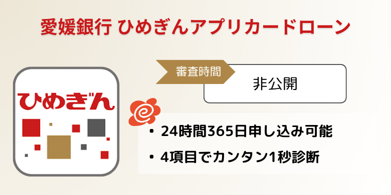 愛媛銀行 ひめぎんアプリカードローン